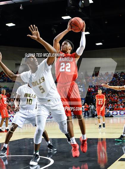 Thumbnail 2 in Mills University Studies vs Magnolia (AAA 4A Final) photogallery.