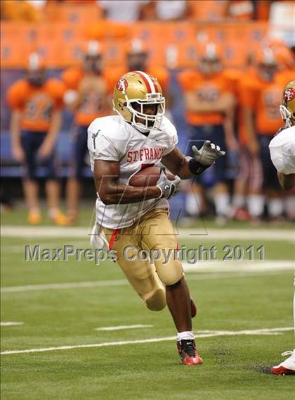 Thumbnail 1 in Liverpool vs. St. Francis Prep (Syracuse Kickoff Classic) photogallery.