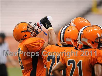Thumbnail 1 in Liverpool vs. St. Francis Prep (Syracuse Kickoff Classic) photogallery.