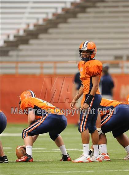 Thumbnail 3 in Liverpool vs. St. Francis Prep (Syracuse Kickoff Classic) photogallery.
