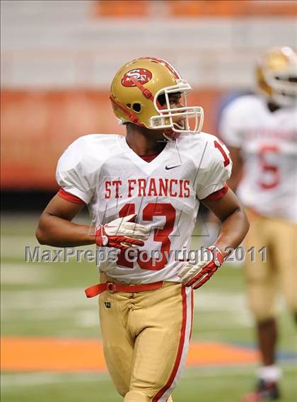 Thumbnail 1 in Liverpool vs. St. Francis Prep (Syracuse Kickoff Classic) photogallery.