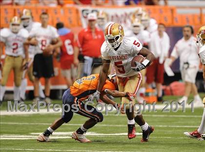Thumbnail 1 in Liverpool vs. St. Francis Prep (Syracuse Kickoff Classic) photogallery.