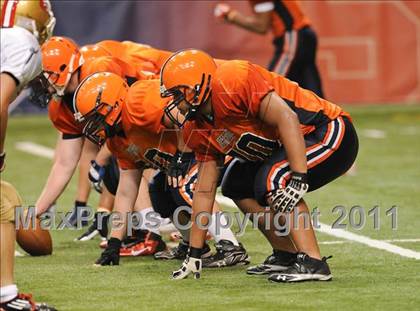 Thumbnail 1 in Liverpool vs. St. Francis Prep (Syracuse Kickoff Classic) photogallery.