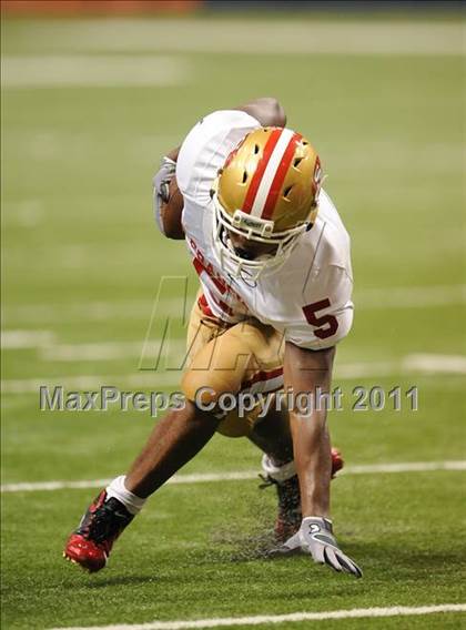 Thumbnail 2 in Liverpool vs. St. Francis Prep (Syracuse Kickoff Classic) photogallery.