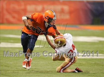 Thumbnail 3 in Liverpool vs. St. Francis Prep (Syracuse Kickoff Classic) photogallery.