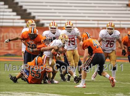 Thumbnail 2 in Liverpool vs. St. Francis Prep (Syracuse Kickoff Classic) photogallery.