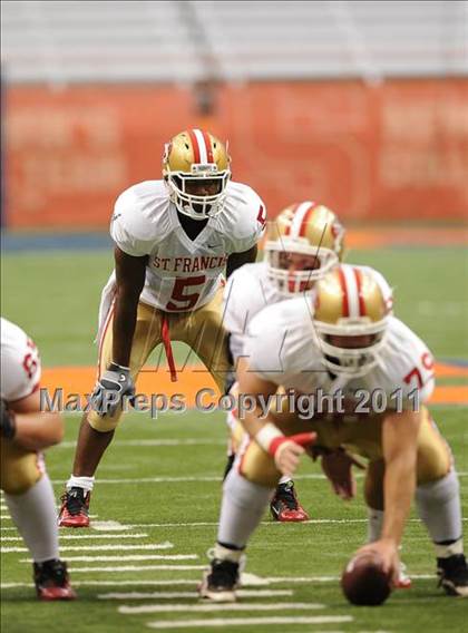 Thumbnail 1 in Liverpool vs. St. Francis Prep (Syracuse Kickoff Classic) photogallery.