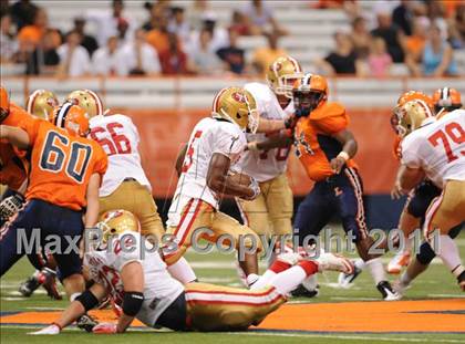 Thumbnail 2 in Liverpool vs. St. Francis Prep (Syracuse Kickoff Classic) photogallery.