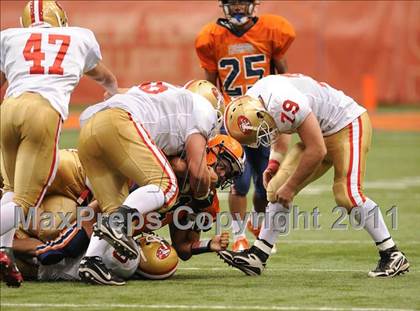 Thumbnail 1 in Liverpool vs. St. Francis Prep (Syracuse Kickoff Classic) photogallery.