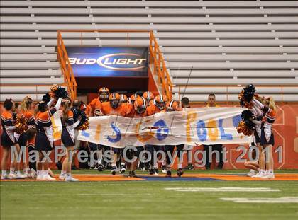 Thumbnail 1 in Liverpool vs. St. Francis Prep (Syracuse Kickoff Classic) photogallery.