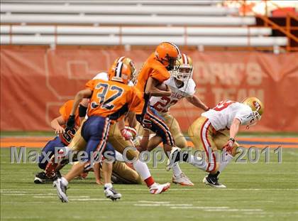 Thumbnail 1 in Liverpool vs. St. Francis Prep (Syracuse Kickoff Classic) photogallery.