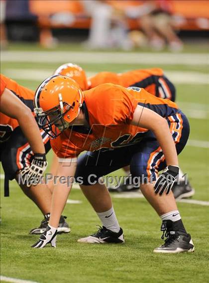 Thumbnail 1 in Liverpool vs. St. Francis Prep (Syracuse Kickoff Classic) photogallery.