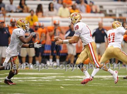 Thumbnail 1 in Liverpool vs. St. Francis Prep (Syracuse Kickoff Classic) photogallery.