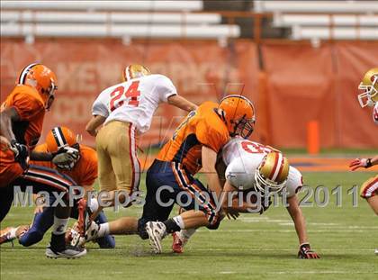 Thumbnail 1 in Liverpool vs. St. Francis Prep (Syracuse Kickoff Classic) photogallery.