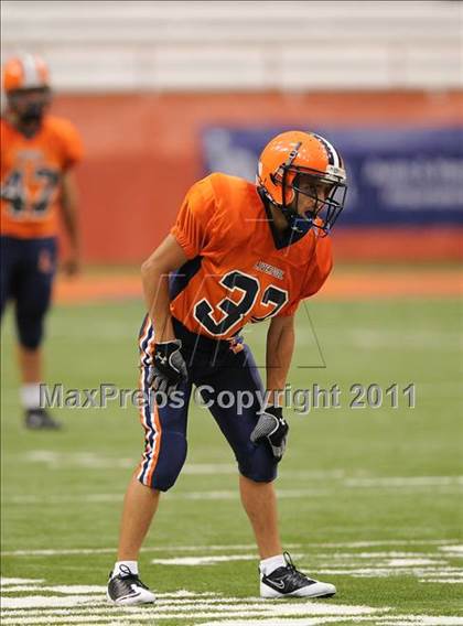 Thumbnail 2 in Liverpool vs. St. Francis Prep (Syracuse Kickoff Classic) photogallery.