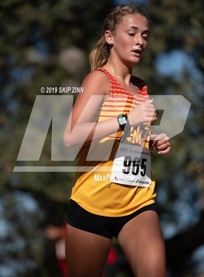 Thumbnail 2 in CIF Sac-Joaquin Section Cross Country Championships (D3 Girls) photogallery.