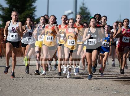 Thumbnail 2 in CIF Sac-Joaquin Section Cross Country Championships (D3 Girls) photogallery.