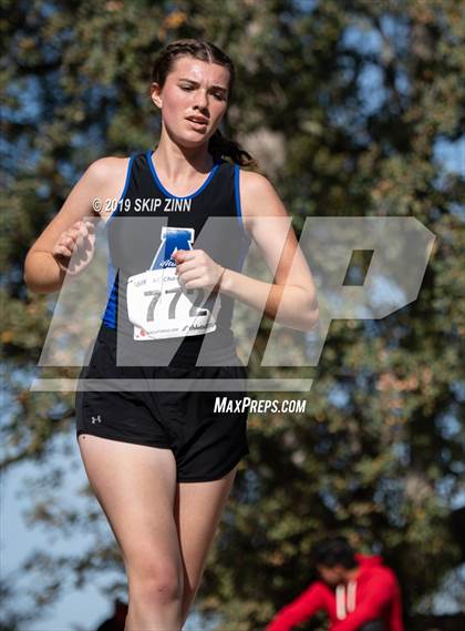 Thumbnail 3 in CIF Sac-Joaquin Section Cross Country Championships (D3 Girls) photogallery.