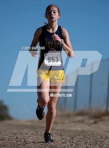Thumbnail 2 in CIF Sac-Joaquin Section Cross Country Championships (D3 Girls) photogallery.