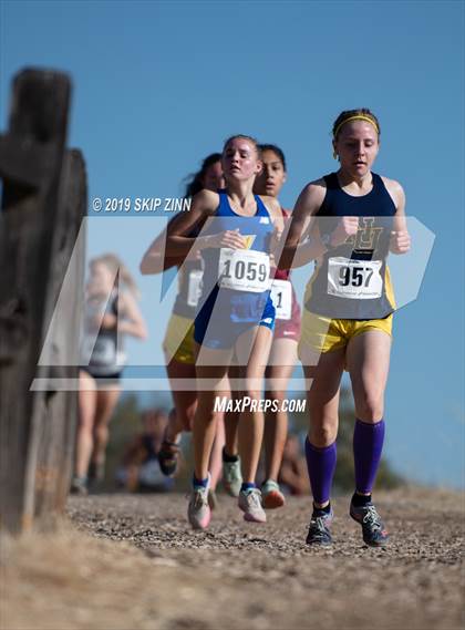Thumbnail 1 in CIF Sac-Joaquin Section Cross Country Championships (D3 Girls) photogallery.
