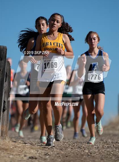 Thumbnail 1 in CIF Sac-Joaquin Section Cross Country Championships (D3 Girls) photogallery.
