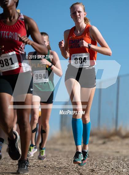 Thumbnail 2 in CIF Sac-Joaquin Section Cross Country Championships (D3 Girls) photogallery.