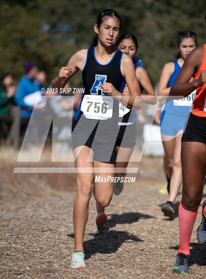 Thumbnail 1 in CIF Sac-Joaquin Section Cross Country Championships (D3 Girls) photogallery.
