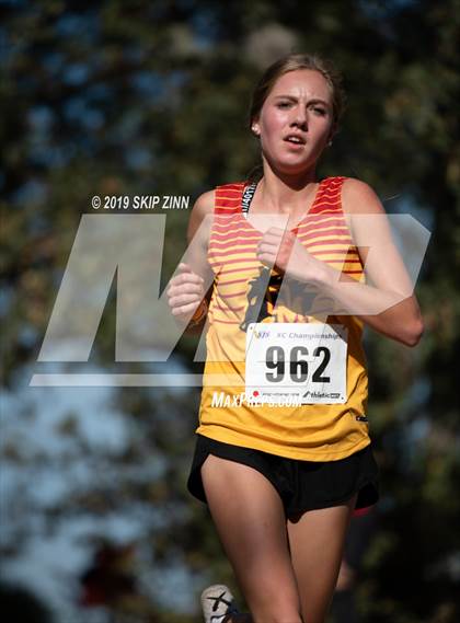 Thumbnail 3 in CIF Sac-Joaquin Section Cross Country Championships (D3 Girls) photogallery.