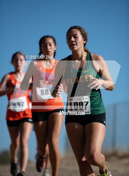 Thumbnail 1 in CIF Sac-Joaquin Section Cross Country Championships (D3 Girls) photogallery.