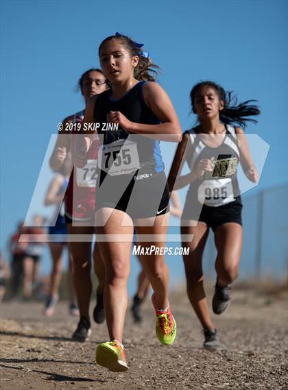 Thumbnail 2 in CIF Sac-Joaquin Section Cross Country Championships (D3 Girls) photogallery.