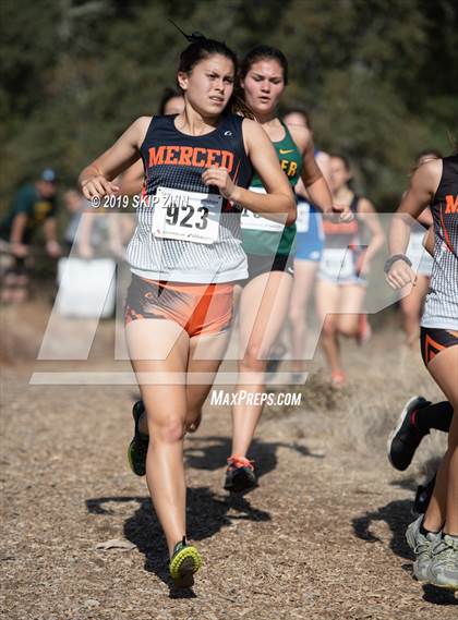 Thumbnail 2 in CIF Sac-Joaquin Section Cross Country Championships (D3 Girls) photogallery.