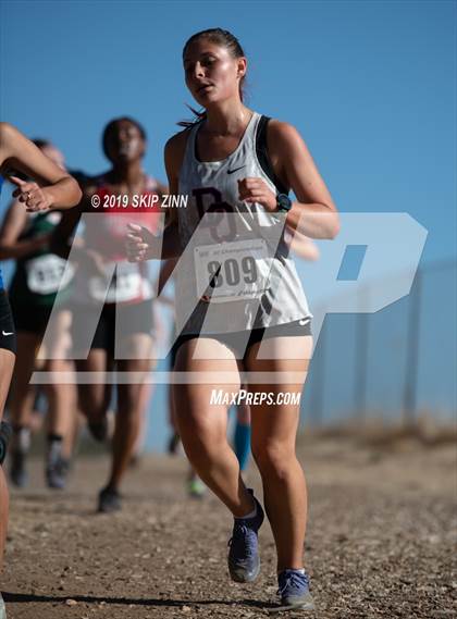 Thumbnail 1 in CIF Sac-Joaquin Section Cross Country Championships (D3 Girls) photogallery.