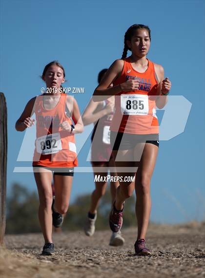 Thumbnail 2 in CIF Sac-Joaquin Section Cross Country Championships (D3 Girls) photogallery.