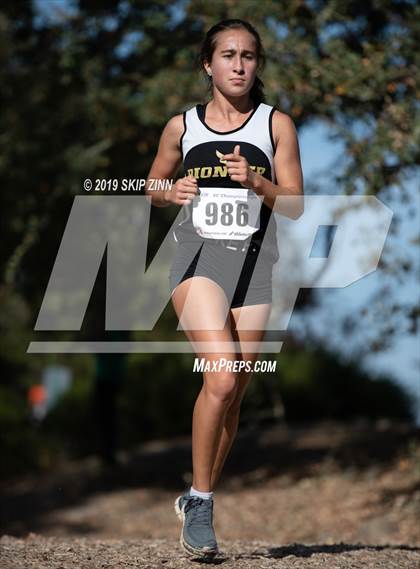 Thumbnail 1 in CIF Sac-Joaquin Section Cross Country Championships (D3 Girls) photogallery.