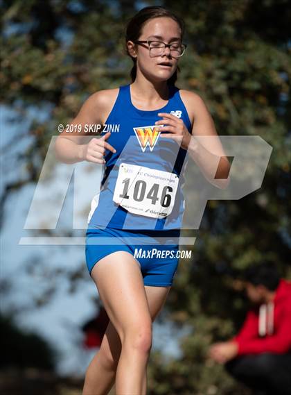 Thumbnail 3 in CIF Sac-Joaquin Section Cross Country Championships (D3 Girls) photogallery.