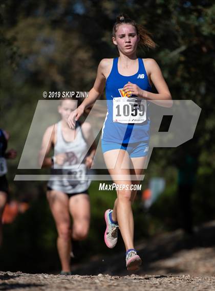 Thumbnail 3 in CIF Sac-Joaquin Section Cross Country Championships (D3 Girls) photogallery.