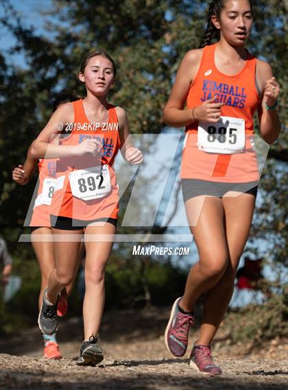 Thumbnail 1 in CIF Sac-Joaquin Section Cross Country Championships (D3 Girls) photogallery.