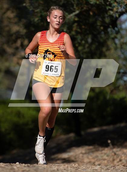 Thumbnail 2 in CIF Sac-Joaquin Section Cross Country Championships (D3 Girls) photogallery.