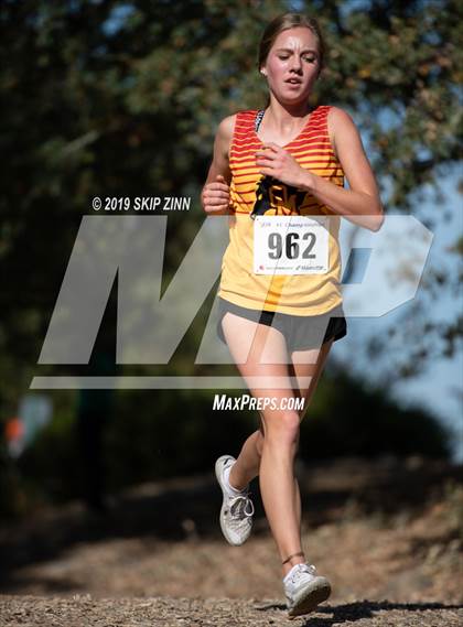 Thumbnail 1 in CIF Sac-Joaquin Section Cross Country Championships (D3 Girls) photogallery.