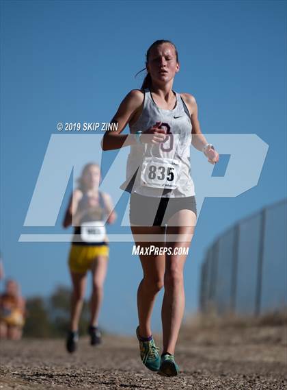Thumbnail 3 in CIF Sac-Joaquin Section Cross Country Championships (D3 Girls) photogallery.