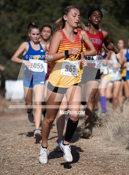 Thumbnail 2 in CIF Sac-Joaquin Section Cross Country Championships (D3 Girls) photogallery.