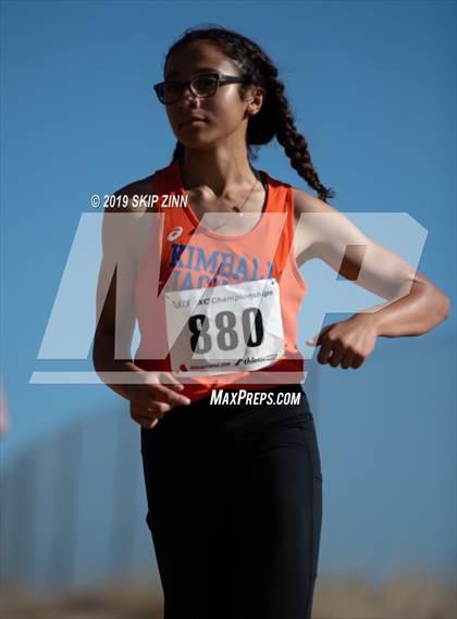 Thumbnail 2 in CIF Sac-Joaquin Section Cross Country Championships (D3 Girls) photogallery.