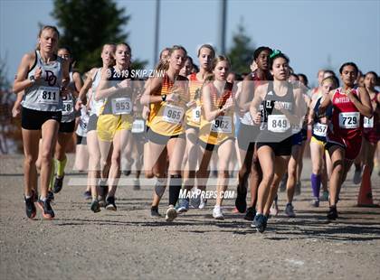 Thumbnail 1 in CIF Sac-Joaquin Section Cross Country Championships (D3 Girls) photogallery.