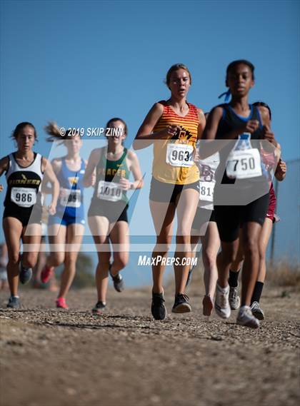 Thumbnail 3 in CIF Sac-Joaquin Section Cross Country Championships (D3 Girls) photogallery.