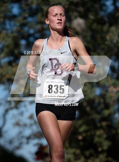 Thumbnail 1 in CIF Sac-Joaquin Section Cross Country Championships (D3 Girls) photogallery.