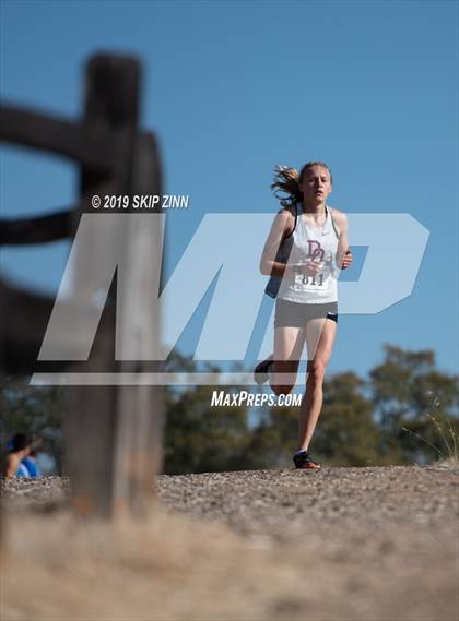Thumbnail 2 in CIF Sac-Joaquin Section Cross Country Championships (D3 Girls) photogallery.