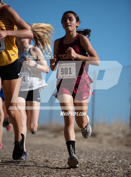 Thumbnail 1 in CIF Sac-Joaquin Section Cross Country Championships (D3 Girls) photogallery.