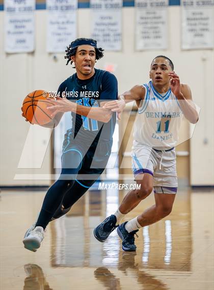 Thumbnail 1 in Denmark vs Seckinger (2023 Hounds Holiday Hoop Classic) photogallery.