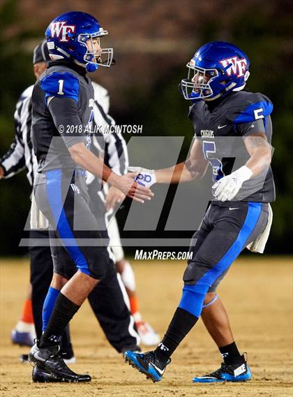 Thumbnail 1 in Wake Forest vs. Zebulon B. Vance (NCHSAA 4AA Final) photogallery.