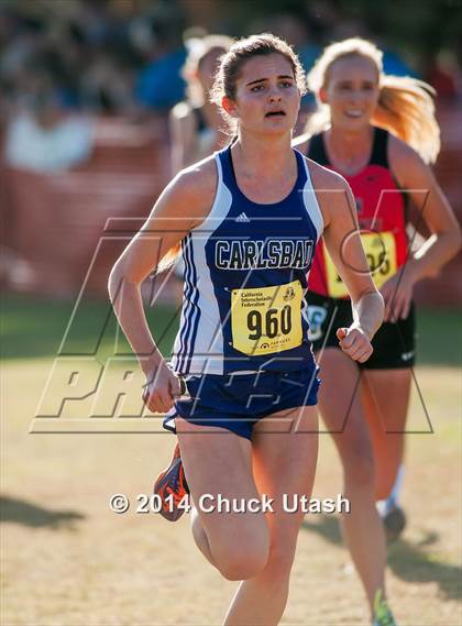 Thumbnail 3 in CIF State Cross Country Championships (D1 Girls Race) photogallery.